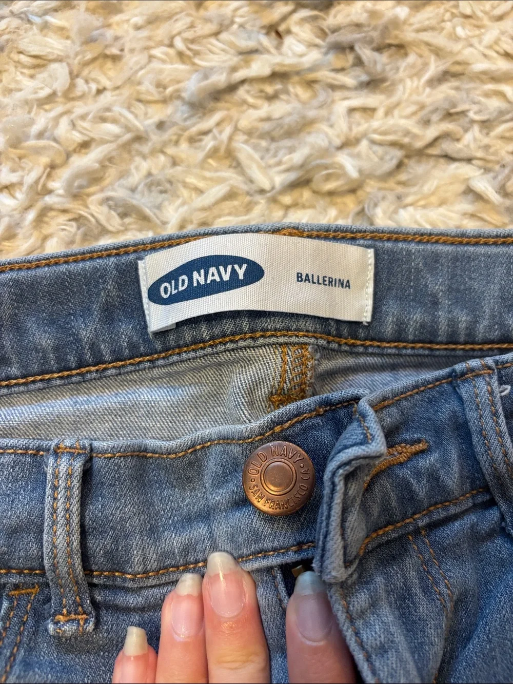 Old Navy Light Blue Girls' Denim Cutoff Shorts